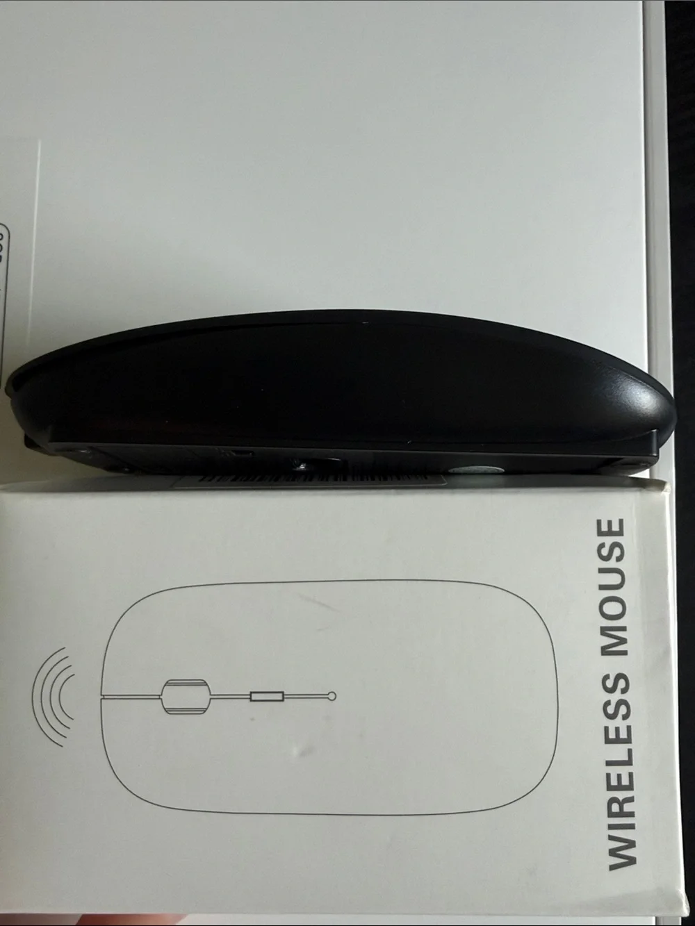 Rechargeable Bluetooth Wireless Mouse Black Slim USB Charging PC Mac Laptop